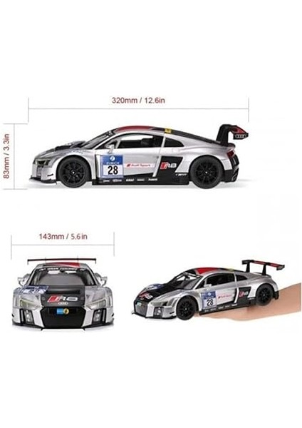 75300 1:14 Audi R8 Lms Uzaktan Kumandalı Işıklı Araba -Sunman fırsatları