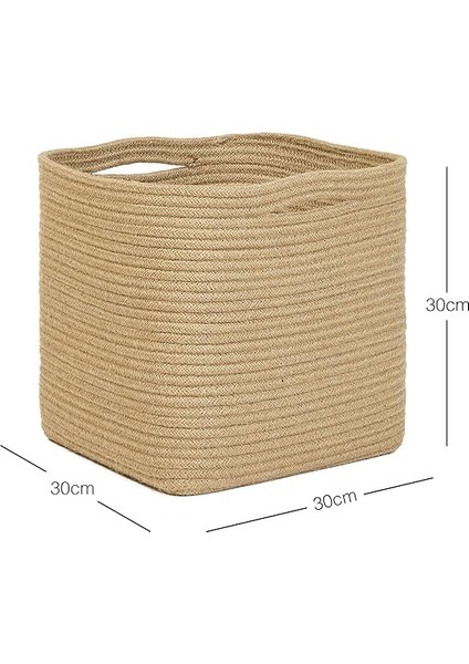 Home Textile Jüt Sepet 30 x 30 x 30 cm fiyatları