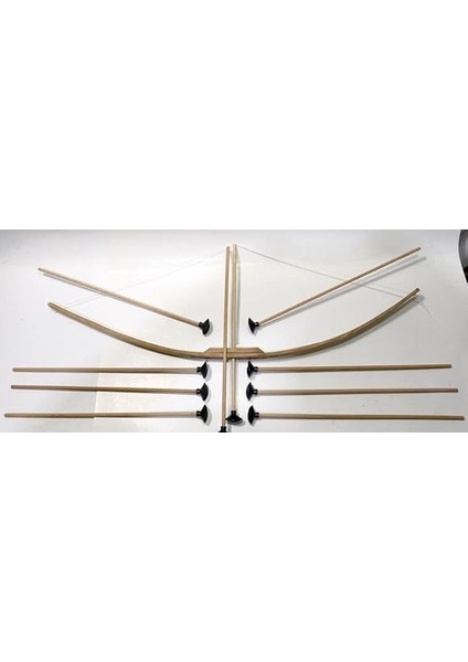 Eğitici 75CM Ahşap Ok Yay Takımı +10 Vantuzlu Ok 30 mt Menzil Hassas Nişan Alma Güçlü Gergiye Mukavemetli modelleri