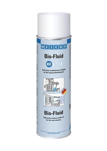 Bio-Fluid Medikal Mineral Yağı Sprey Nsf Onaylı | 500 ml | Beyaz