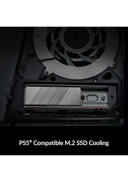 M2 Pro Soğutucu M.2 2280 SSD Için, Arctıc Tp-3 Fanlı, Pc ve Ps5 ile Uyumlu, Tek ve Çift Taraflı Ssd'ler Için, Gümüş fırsatları