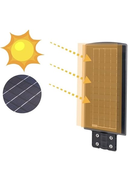 Enerjili Bahçe Aydınlatma Solar Sokak Lambası 40W fırsatları