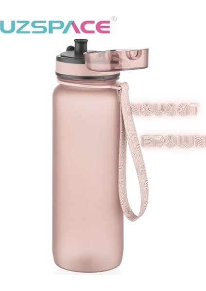 Uzspace Snatch Tritan Su Matarası - 500ML (Nuga Kahverengi) fırsatları