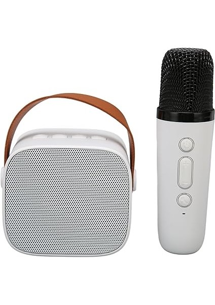 Hoparlör Mikrofon Seti, Retro Retro-Retro Ses Ses Karaoke Makinesi, Yetişkinler Için Dış Için Uzun Mesafeli Ayarlanabilir Kararlı Hacim (Whıte) fırsatları