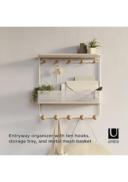 Estique Kapı Üstü Düzenleyici - Çok Amaçlı Raflı, Beyaz indirimleri