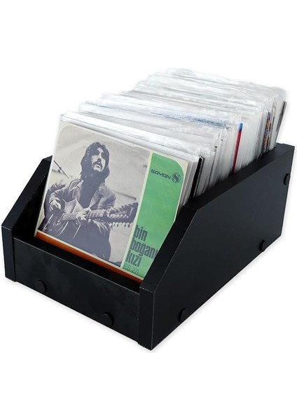 7" Plak Kasası (Siyah)