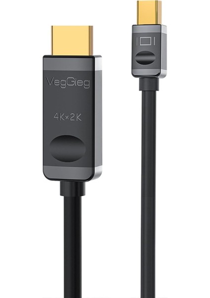 4K 30Hz Mini Displayport To HDMI Dönüştürücü Kablo 3 Metre