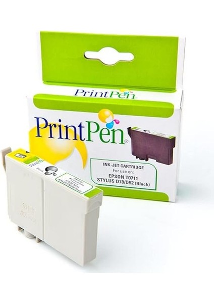 Epson T0711 Siyah Muadil Mürekkep Kartuşu