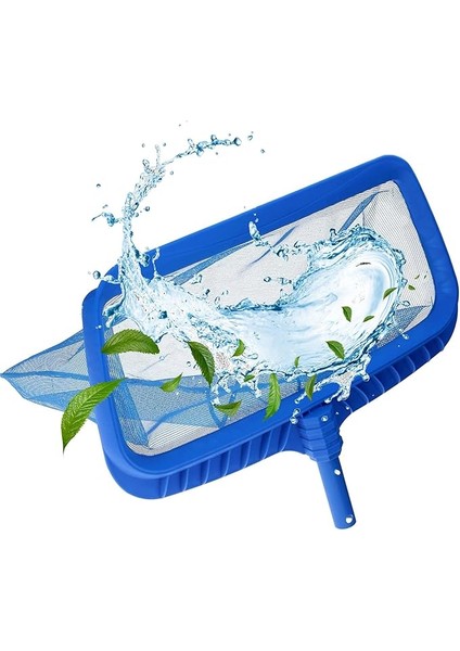 Deluxe Havuz Kepçesi I Ince Ilmekli Derin Ağlı Zemin Kepçesi I Derin Kepçe I Ekstra Sağlam Plastik Çerçeve I Havuz Aksesuarı Kepçe