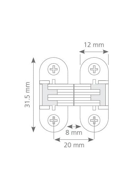 Hırdavat Plastik Oval Masa Menteşesi Zamak Gövde Kahve fiyatları