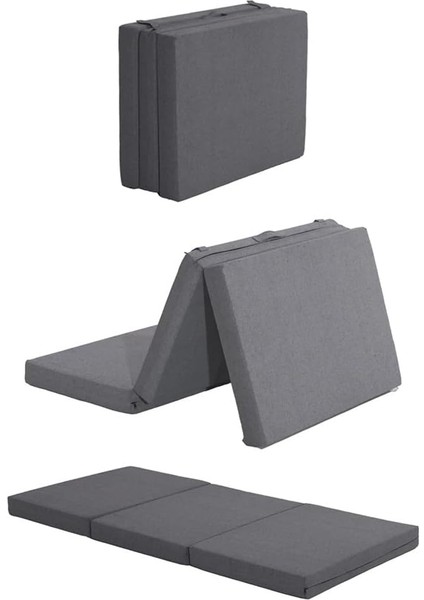 Katlanır Tek Kişilik Ortopedik Sünger Yatak (80 x 190)