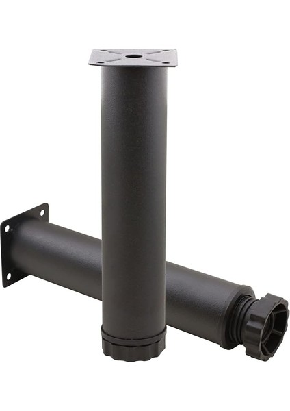 Mobilya Kanepe Baza Koltuk Metal Destek Ayağı Ayarlanabilir Siyah Ayak 25 cm