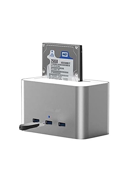 Alüminyum Usb3.0 3.5-2.5 HDD Sata 3 Port USB Hub Dock Istasyonu
