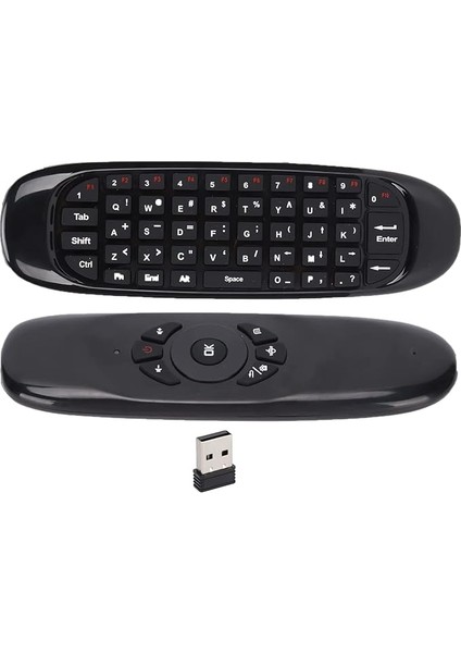 Smart Air Fly Mouse, 2.4ghz Mini Kablosuz Klavye ve Uzaktan Kumanda, Destek Hareket Sensörü, Pc, Smart Tv, Htpc, Android Tv Box
