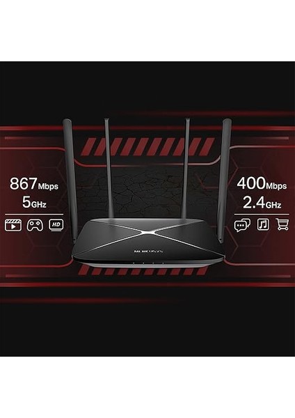 AC12G, AC1200 Kablosuz Çift Bantlı Gigabit Router fırsatları