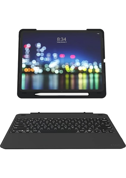 Slim Book Go 12.9 3.nesil iPad Pro Klavyeli Kılıf Ingilizce