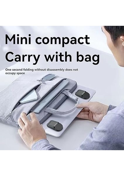 Laptap Için 1 Çift Mini Görünmez Ayak, Alüminyum Tabanlı Aletleri, Mini Alüminyum, Dizüstü Bilgisayar Ayakları, Kaldırıcı, Dizüstü Bilgisayar Standı, Radyatör, Klavye Tutucu Için, 12 indirimleri