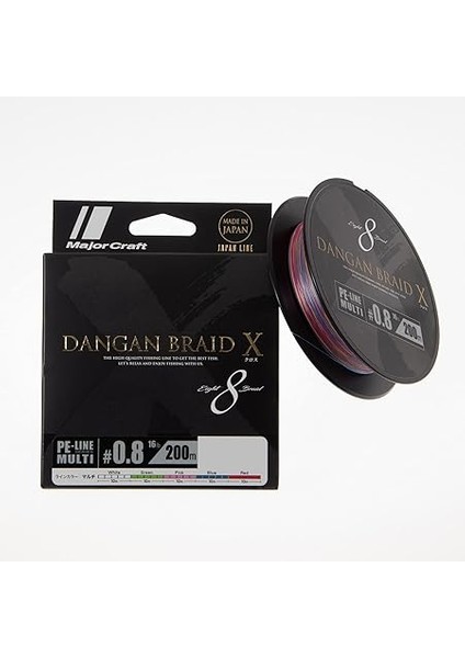 Craft Dangan x Braid Ip Dbx8 Pe 0.8/0.10MM/16LB/7.26KG/200 Metre Multi modelleri