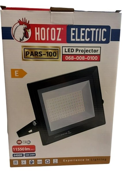 Elektrik PARS-100 100 Watt 6400K Beyaz Işık Smd LED Projektör 100W modelleri