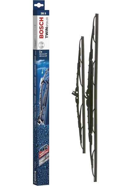 Twin Rüzgarlıklı Silecek Seti [600/450 Mm] 291S 3397010291