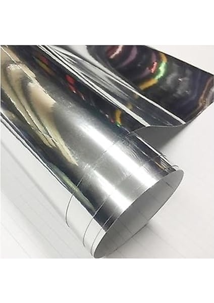 Krom Aynalı Varak Gümüş Krom Parlak Kendinden Yapışkanlı Otomobil Jant Motorsiklet Bisiklet Mobilya Beyaz Eşya Aksesuar Kaplama Folyosu Su Geçirmez Dayanıklı Folyo (122CMX30CM) modelleri