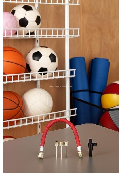 5'li Pompa Iğne Seti, Top Şişirme Ucu, Esnek Hortum Adaptörlü, Futbol Basketbol Voleybol Topu Pompa Iğneleri, Yatak Bot Balon Bisiklet Şişirme Aparatı, Dayanıklı Metal Iğne ve Plastik Uç indirimleri