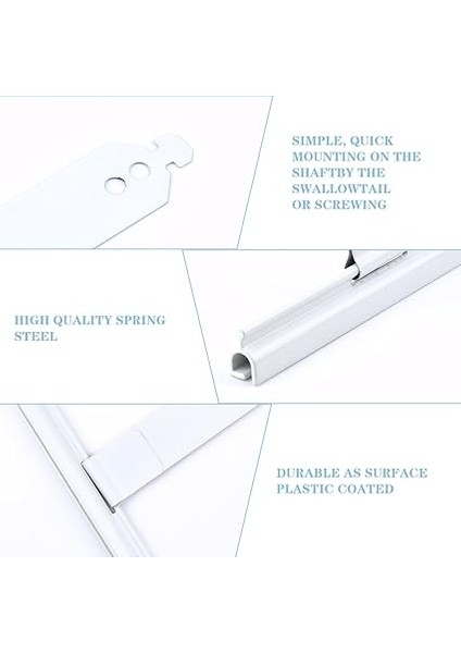 12 Adet Panjur, Asma Yayı, Rulo Kapı, Yaylı Kanca, Panjur, Sabitleme Aksesuarı, Yedek Parça, Çelik Yay, Plastik Kaplamalı, Kırlangıç Kuyruklu Yay modelleri