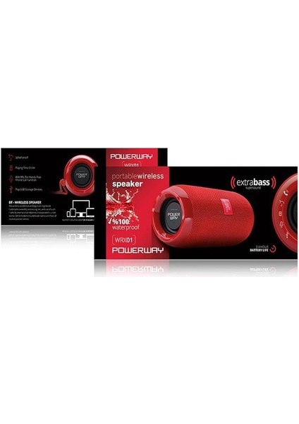 Wrx-1 Usb-Sd-Bluetooth Destekli Taşınabilir Wireless Speaker fiyatları