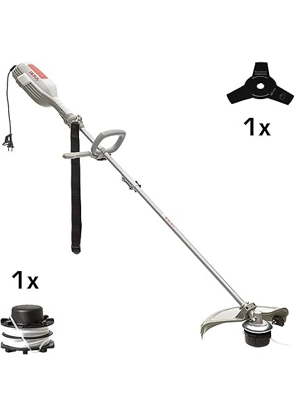 Elektrik Sense Rasensense Ies 1000 °c, Schnittkreis Ila 370 Mm, 1.000 Watt, Dahil Iplik Makarası ile Tippautomatik ve 3-Dişi-Dickichtmesser, Omuz Askısı Dahil fırsatları