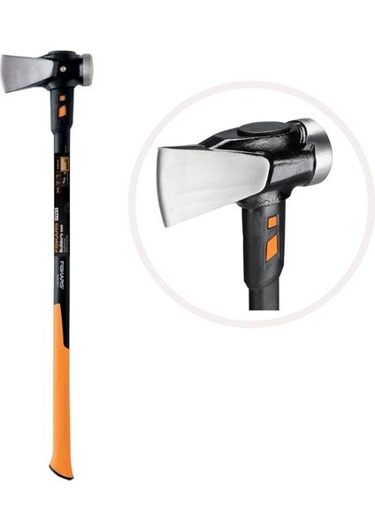 Isocore Xxl Balta, Kütükleri Ayırmak ve Kama Çakmak Için, 92 Cm, 5,22 Kg, Siyah/turuncu, 1020220