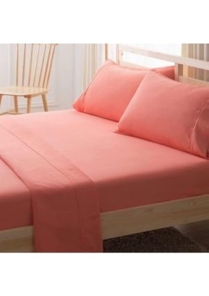 Kişilik Yavru Ağzı Lastiksiz Çarşaf ve Yastık Kılıfı - 160 x 240