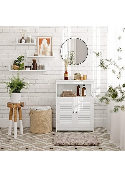 Duvar Rafları, 3'lü Set, Yüzer Raflar, 30/45/60 Cm, Dekoratif, Yaratıcı, Yatak Odaları, Oturma Odaları, Mutfaklar ve Koridorlar Için, 15 Kg'a Kadar Yüklenebilir, Beyaz LWS66W fiyatları