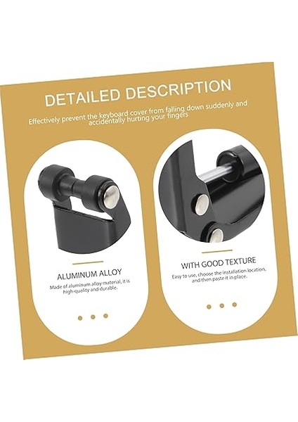 Piyano Yavaş Düşüş Cihazı Klavye Kapağı Basınç Azaltıcı Müzisyenler Için Uygun Taşınabilir ve Dayanıklı Piyano Aksesuarı fırsatları