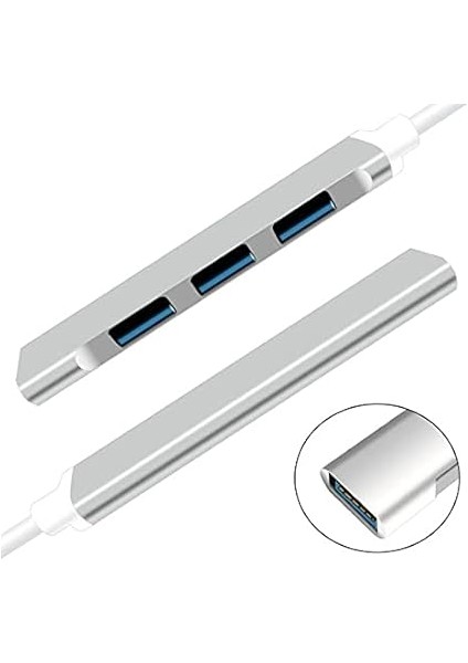C-809 Macbook Uyumlu Type-C To 4* USB 3.0 Splitter 5 Gbps Çevirici Hub Adaptör fiyatları