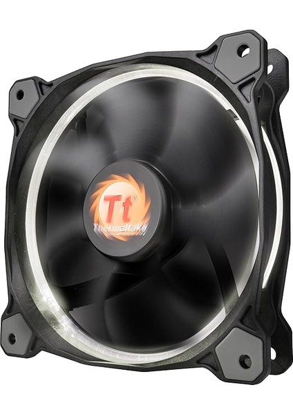 Riing Serisi 120MM Yüksek Statik Basınçlı Beyaz Halka Ledli Titreşim Önleyici Kasa&amp;radyatör Fanı, CL-F038-PL12WT-A fiyatları