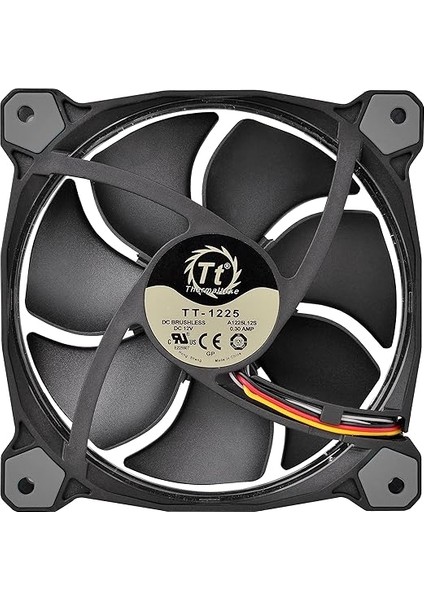 Riing Serisi 120MM Yüksek Statik Basınçlı Beyaz Halka Ledli Titreşim Önleyici Kasa&amp;radyatör Fanı, CL-F038-PL12WT-A indirimleri