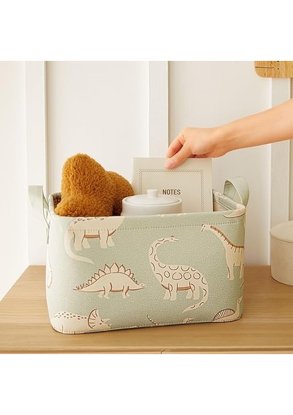 Home Textile Çocuk Odası Dinozor Sepet 30 x 21 x 18 cm fırsatları