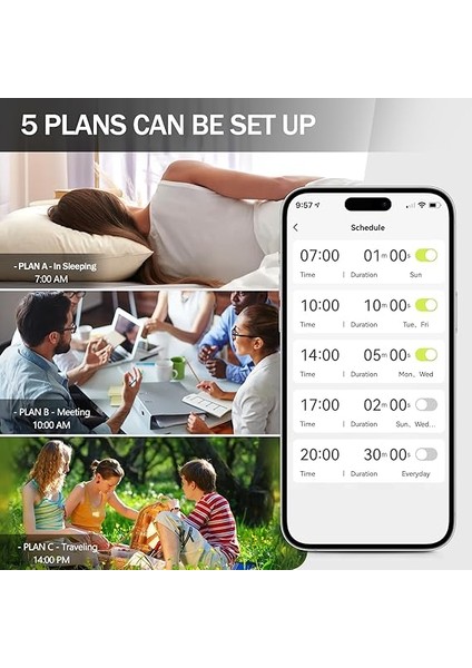 Bahçe Için 2 Çıkışlı Akıllı Yağmurlama Zamanlayıcı, Wıfı Hublı Hortum Sulama Zamanlayıcısı, Kablosuz Uzaktan App Kontrolü Sulama Sistemi, Bahçe Çim Sulama Için Su Akış Ölçer fırsatları