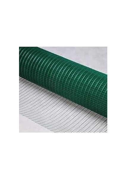 Pvc Kaplı Puntalı Yeşil Tel 12MMX12MM Gözaralıklı 09MM Kalınlık 100CM Yükseklik 3metre Uzunluğunda- Kümes Teli- Kafes Teli- Tavuk Teli-Çit TELİ-100CMX3METREE fiyatları