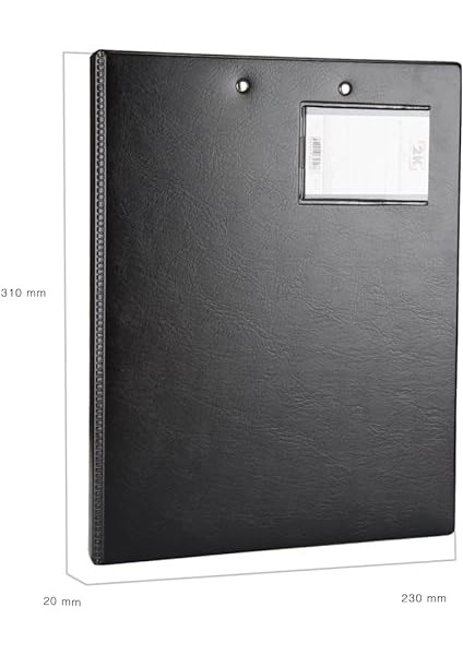 295S Biala Çift Mekanizmalı Klasör Sekreterlik ve 4 Halka Mekanizma, Siyah fiyatları