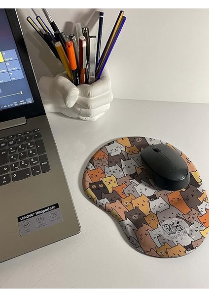Shop - Kediler Baskılı Bilek Destekli Mouse Pad fiyatları