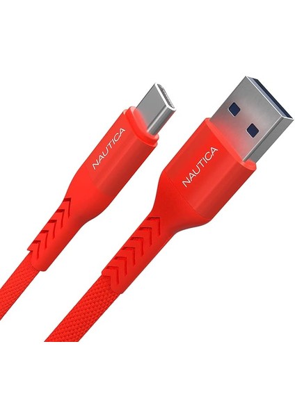 C20 Type-C To Usb-A 22.5W Hızlı Şarj ve Data Kablosu 2.1m Kırmızı