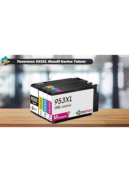 Uyumlu Tonermax 953XL Muadil Kartuş Takımı modelleri