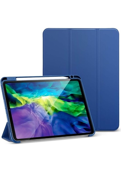 iPad Pro 11 2020 Kılıf-Rebound Pencil-Navy Blue
