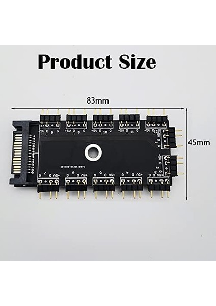 Argb Controller, 1 Ila 11 Bağlantı Noktası Argb Hub, 5 V, 3 Pin Rgb LED Dağıtıcı Hub, Sata/ıde Bağlantı Noktası Destekli fiyatları