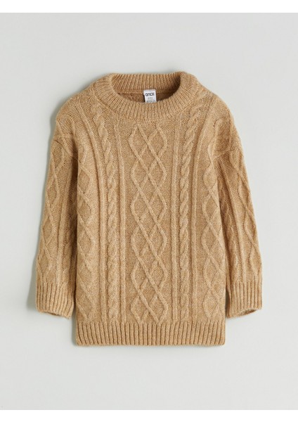 Yeni Sezon Bisiklet Yaka Uzun Kollu Erkek Bebek Triko Kazak