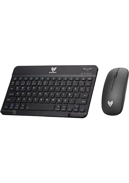 Km-33 Wireless Bluetooth Kablosuz Klavye Mouse Set Siyah Tablet,laptop, Telefon, Tv Uyumlu fiyatları