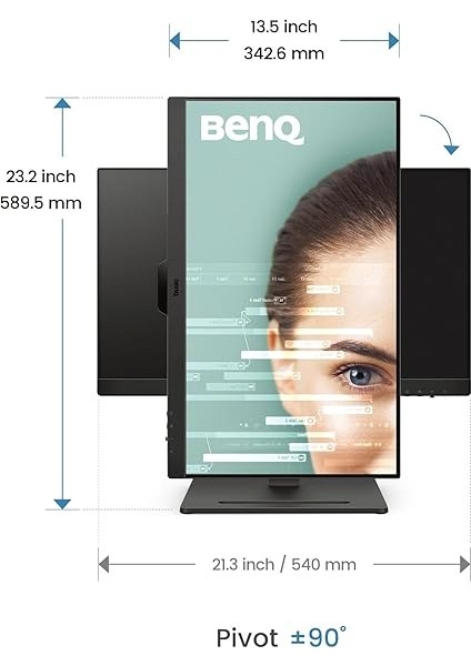 GW2490T 23.8'' Full Hd IPS Monitör, 100Hz, Hdmı+Displayport, Eye-Care, Düşük Mavi Işık, Flicker-Free, Ergonomik Stand, Pivot Özellikli Ofis Monitörü fırsatları