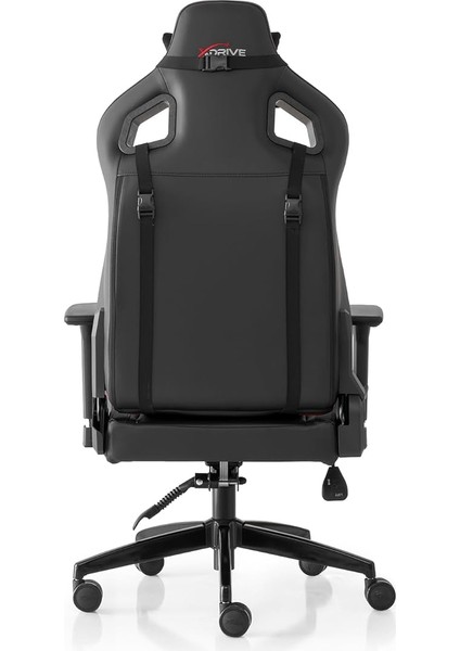 Xd-Akd-K/s Akdeniz Profesyonel Oyuncu Koltuğu, Bel ve Boyun Desteği, Tekerlekli, Hareketli Kolçaklar, 74 x 57 x 24 Cm, Kırmızı/siyah indirimleri