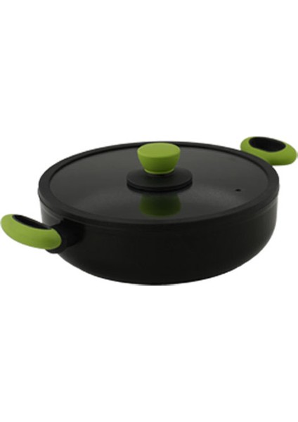Colorgy Diamond Pro 28 cm Yeşil Sığ Tencere fiyatları